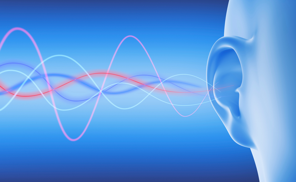 Pleasant,Sounds,With,Human,Ear,-,3d,Illustration
